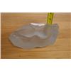 Image 12 : Vintage Art Deco Style Frosted Glass Bowl w/ Reclining Female Figure by Czech It Out 8" x 5" x 2.5"H