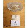 Image 1 : Vintage Art Deco Style Frosted Glass Bowl w/ Reclining Female Figure by Czech It Out 8" x 5" x 2.5"H