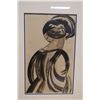 Image 2 : Abstract Female Image Artwork 15" x 20", Framed & Matted