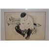 Image 2 : Abstract Female Image Artwork 24" x 20", Framed & Matted