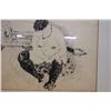 Image 5 : Abstract Female Image Artwork 24" x 20", Framed & Matted
