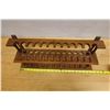 Image 6 : Wooden  24-Slot Tobacco Pipe Stand 21" x 4.5" x 9"H