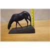Image 13 : Grazing Horse Figurine on Base Marked OMMA 9" x 5.5" x 3.5"H