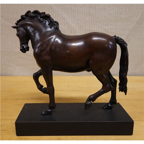 Prancing Horse Figurine on Base 12" x 4" x 10.5"H