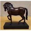 Image 1 : Prancing Horse Figurine on Base 12" x 4" x 10.5"H