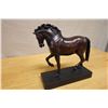 Image 2 : Prancing Horse Figurine on Base 12" x 4" x 10.5"H