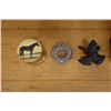 Image 2 : John Hardy Wreath Pin, Metal Container w/ Horse Image, Frog Figurine Signed by Artist & 4-Section Be