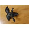 Image 7 : John Hardy Wreath Pin, Metal Container w/ Horse Image, Frog Figurine Signed by Artist & 4-Section Be