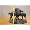 Image 13 : Two Horse Sculpture "L'Accolade" (The Embrace) Modeled After French Sculptor Pierre-Jules Mêne 21" x