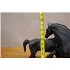 Image 14 : Two Horse Sculpture "L'Accolade" (The Embrace) Modeled After French Sculptor Pierre-Jules Mêne 21" x