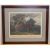 Image 1 : Man & Horse Artwork Titled Orville w/ Bio 36" x 31", Framed & Matted