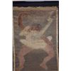 Image 2 : Abstract Figure Mixed Media Tapestry Artwork 34" x 45", Framed