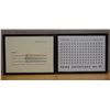 Image 1 : Qty 2 Framed Artworks 17" x 14":  Rebus by Andrew Hoyem & Dieter Roth Germany 1957