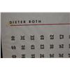 Image 8 : Qty 2 Framed Artworks 17" x 14":  Rebus by Andrew Hoyem & Dieter Roth Germany 1957