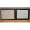 Image 1 : Qty 2 Framed Artworks 17" x 14":  Un Coup De Des Jamais & Ian Hamilton Finlay Scotland 1963