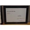 Image 2 : Qty 2 Framed Artworks 17" x 14":  Un Coup De Des Jamais & Ian Hamilton Finlay Scotland 1963
