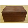Image 1 : Wooden Box w/ Lid & 3 Internal Compartments w/ 4 Marbles 6" x 4" x 3.5"H