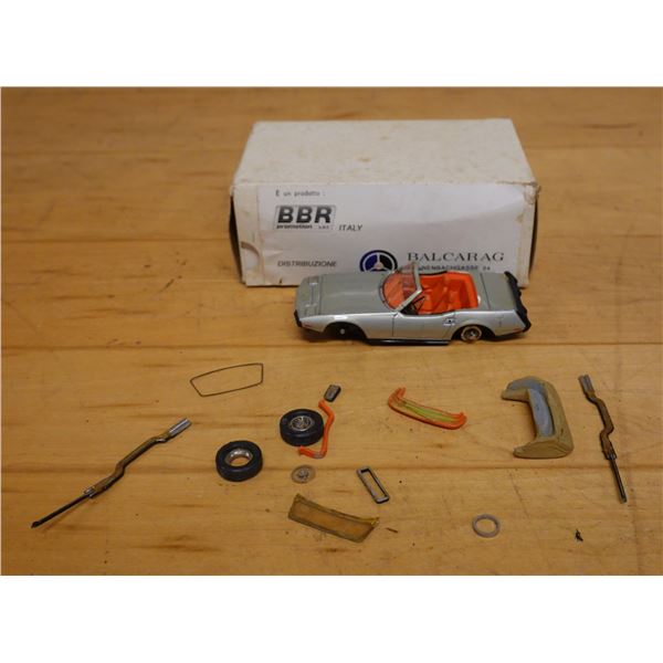 BBR Models Model Kit Bal Car N.3 Alessandro Gallian Unassembled w/ Parts in Box (may be incomplete)