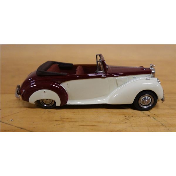 Alvis Grey Lady Convertible Model Car 4"L