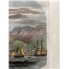 Image 5 : Queen Emma Leaving H.M.S. Alert in Honolulu Harbour Hand Colored 1858 Engraving 16" x 12", Framed & 