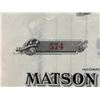 Image 4 : Matson Navigation Company 1938 Stock Certificate 150 Shares 12" x 9", Framed