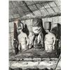 Image 8 : Inside of the House in the Morai in Atooi 1785 Engraving Folio Edition 15" x 12", Framed & Matted