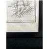 Image 3 : Hawaiian Islands Map from 1826-1829 Voyage in the Pacific Engraving 15" x 12", Framed