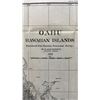 Image 2 : Map of Oahu, Hawaiian Islands 1893 from US Geological Survey 15" x 12" Framed