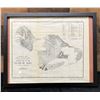 Image 1 : Map of Maui 1893 from US Geological Survey 15" x 12", Framed