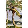 Image 3 : Hawaiian Scenery Oil on Board by Horatio Nelson Poole 18" x 12.5", Framed