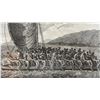 Image 5 : Tereoboo King of Hawaii Bringing Presents to Captain Cook 1790 Engraving 19" x 15" Framed