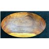 Image 7 : Hawaiian Koa Wood Platter 1975 from the Blair Company w/ Artist Signature 26" x 15" x 2"H