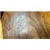 Image 8 : Hawaiian Koa Wood Platter 1975 from the Blair Company w/ Artist Signature 26" x 15" x 2"H