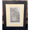 Image 1 : Man of the Sandwich Islands Dancing 1788-90 Copper Engraving by Thomas Bankes 17.5" x 21.5", Framed