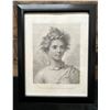 Image 1 : Young Woman of the Sandwich Islands 1785 Engraving Large Folio Edition 17" x 13", Framed & Matted