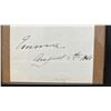 Image 2 : Queen Emma's 1865 Autograph w/ Letter of Authenticity, Framed