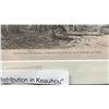 Image 3 : Food Distribution in Keauhou 1873 Engraving 15" x 12", Framed