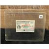 Image 1 : Hawaiian Government $30 Specimen Bond Coupon #59 Circa 1880's 3.5" x 1.5" in Plastic Display