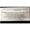Image 4 : Hawaiian Government $30 Specimen Bond Coupon #59 Circa 1880's 3.5" x 1.5" in Plastic Display