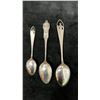 Image 3 : Qty 3 Duke Kahanamoku Image 1910-17 Sterling Silver Spoons 7" x 7", Framed