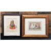 Image 1 : Qty 2 Hand-Colored Engravings: King Kamehameha I (1860's) & Wife (1836), Framed, Misc Sizes