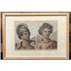 Image 1 : Portraits of a Man & Young Woman of Sandwich Islands Hand Colored Engraving 1785 by Alex Hogg 19" x 