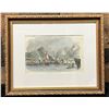 Image 1 : The Port of Honolulu in the Sandwich Islands 1849 Wood Engraved Print from London News 16" x 12" Fra