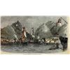 Image 2 : The Port of Honolulu in the Sandwich Islands 1849 Wood Engraved Print from London News 16" x 12" Fra