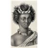 Image 3 : Residents of the Sandwich Islands 1860 Engraving Stone Lithograph Copy of Carl Joseph Brodtmann 14" 