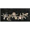 Image 1 : Vintage Hawaiian Charm Bracelet w/ 22 Charms Circa 1940-50's