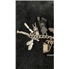 Image 2 : Vintage Hawaiian Charm Bracelet w/ 22 Charms Circa 1940-50's