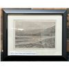 Image 1 : Oxen & Horses in Lava 1873 Engraving 15" x 12", Framed & Matted