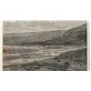 Image 2 : Oxen & Horses in Lava 1873 Engraving 15" x 12", Framed & Matted