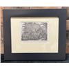 Image 1 : An Offering Before Captain Cook 1800's Engraving 16.5" x 13.5", Framed & Matted